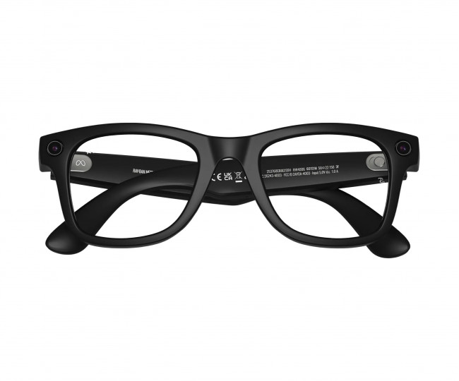 Смарт-очки Ray-Ban Meta Wayfarer  - Matte Black/ Clear to Graphite Green  (RW4006 601S1M 50-22) 